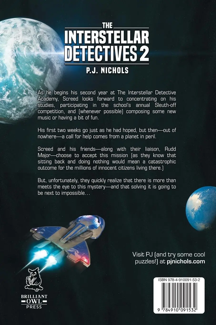 Rückseite: 9784910091532 | The Interstellar Detectives 2 | P. J. Nichols | Taschenbuch | Englisch