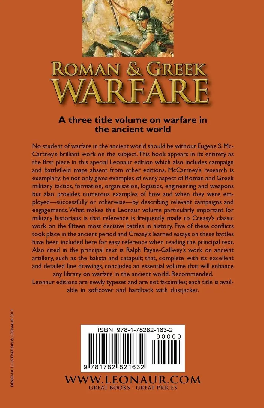 Rückseite: 9781782821632 | Roman &amp; Greek Warfare | Eugene S. McCartney (u. a.) | Taschenbuch
