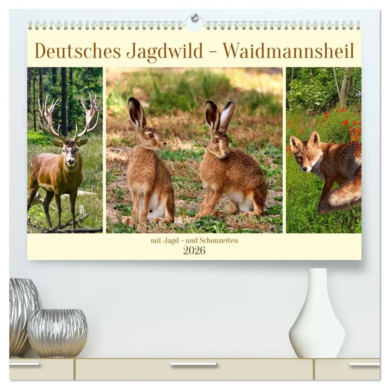 Cover: 9783457521632 | Deutsches Jagdwild - Waidmannsheil (hochwertiger Premium...