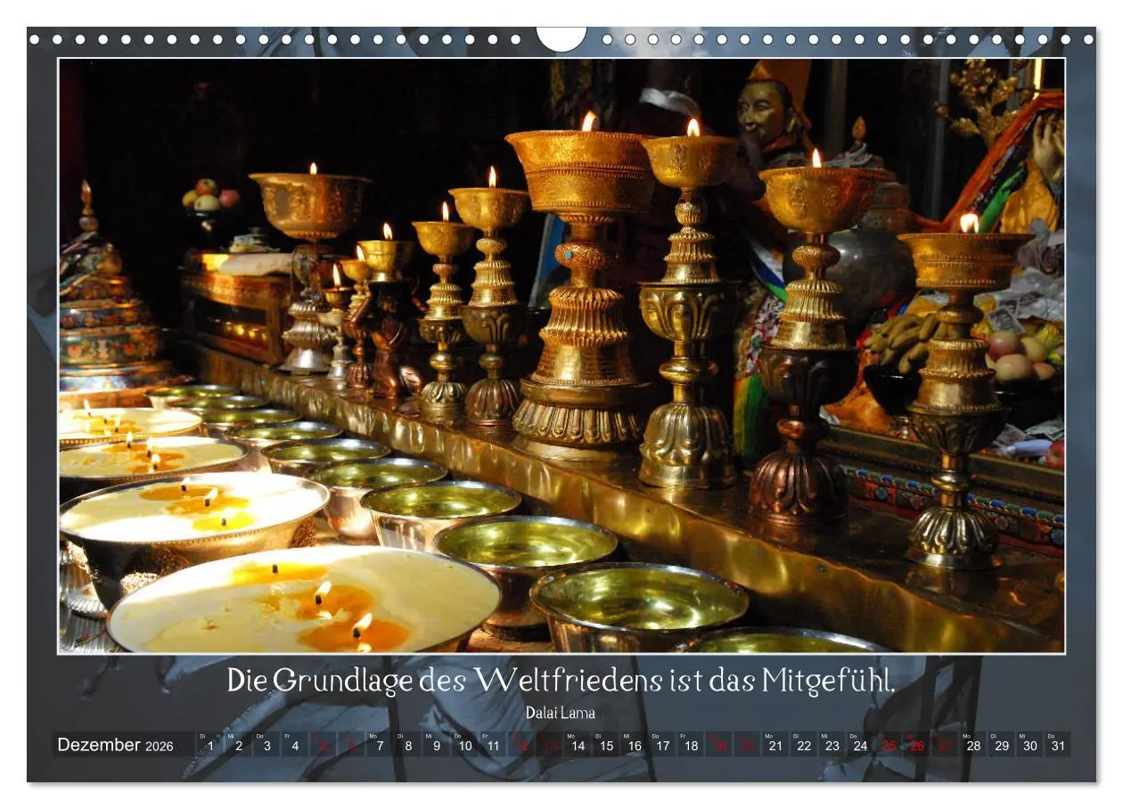 Bild: 9783457831632 | Facettenreiches Tibet (Wandkalender 2026 DIN A3 quer), CALVENDO...