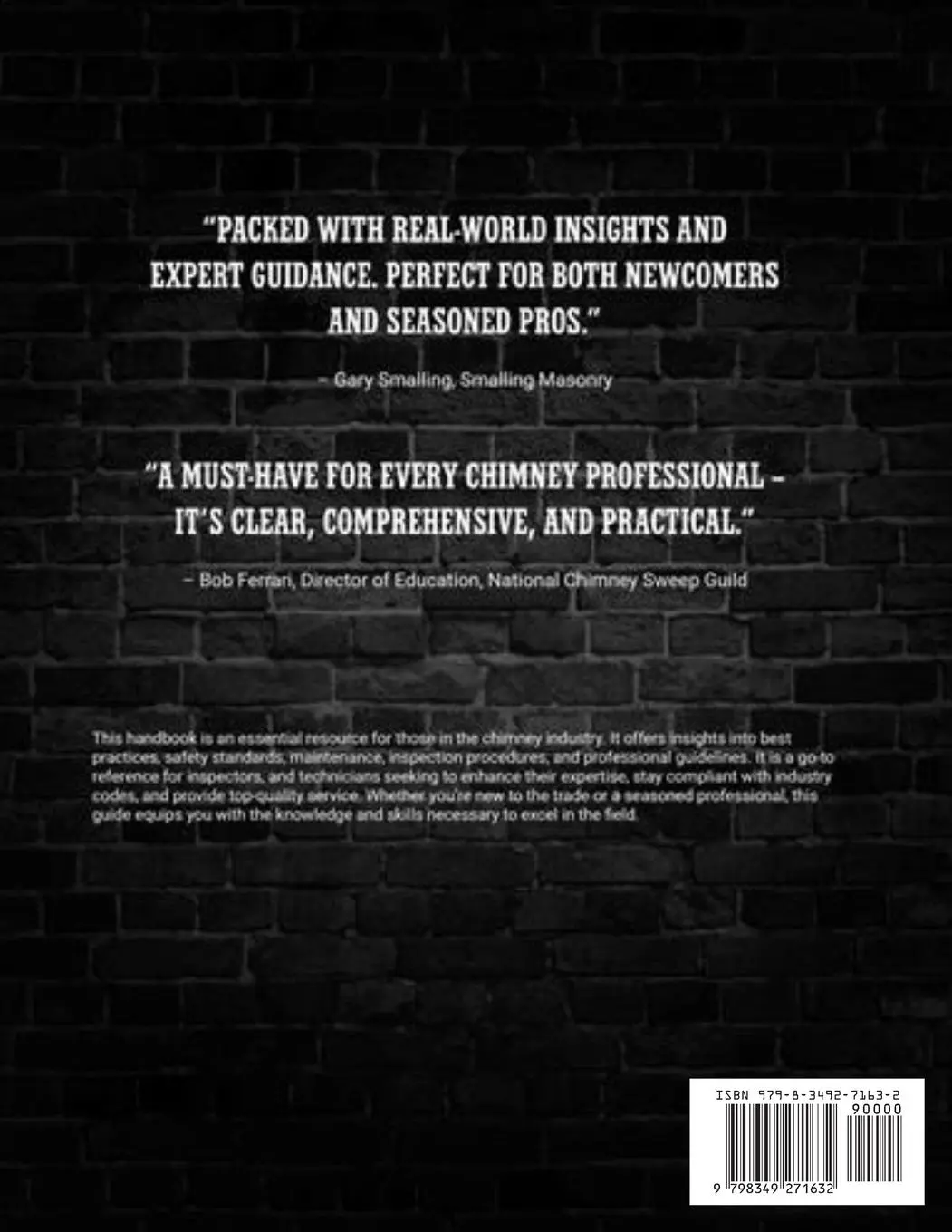 Rückseite: 9798349271632 | The Guide for Chimney Professionals | A Guild Handbook | Guild | Buch