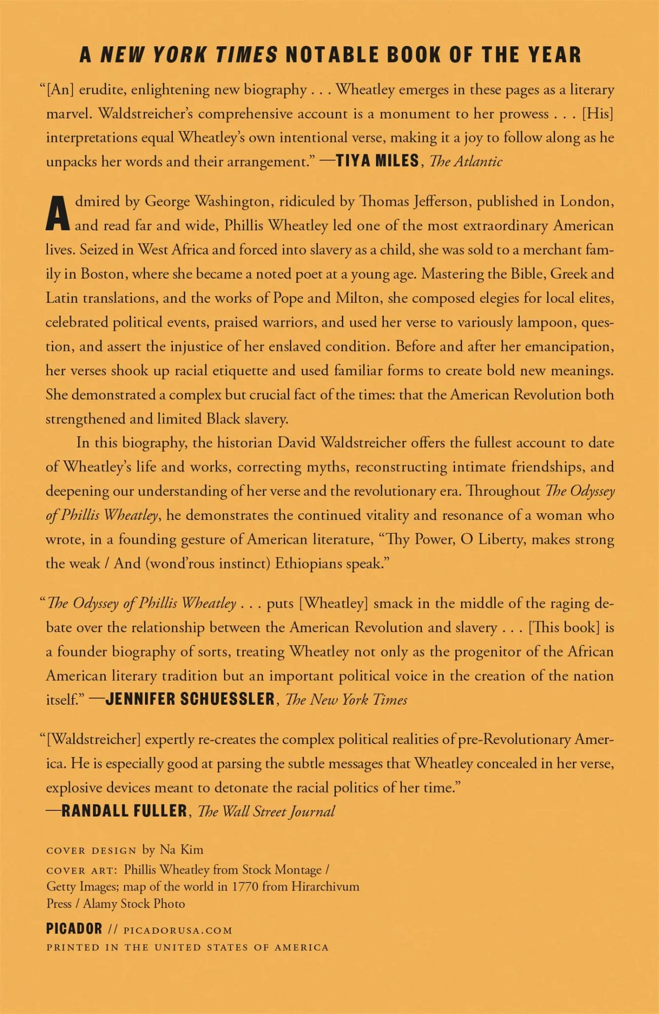 Rückseite: 9781250321732 | The Odyssey of Phillis Wheatley | David Waldstreicher | Taschenbuch