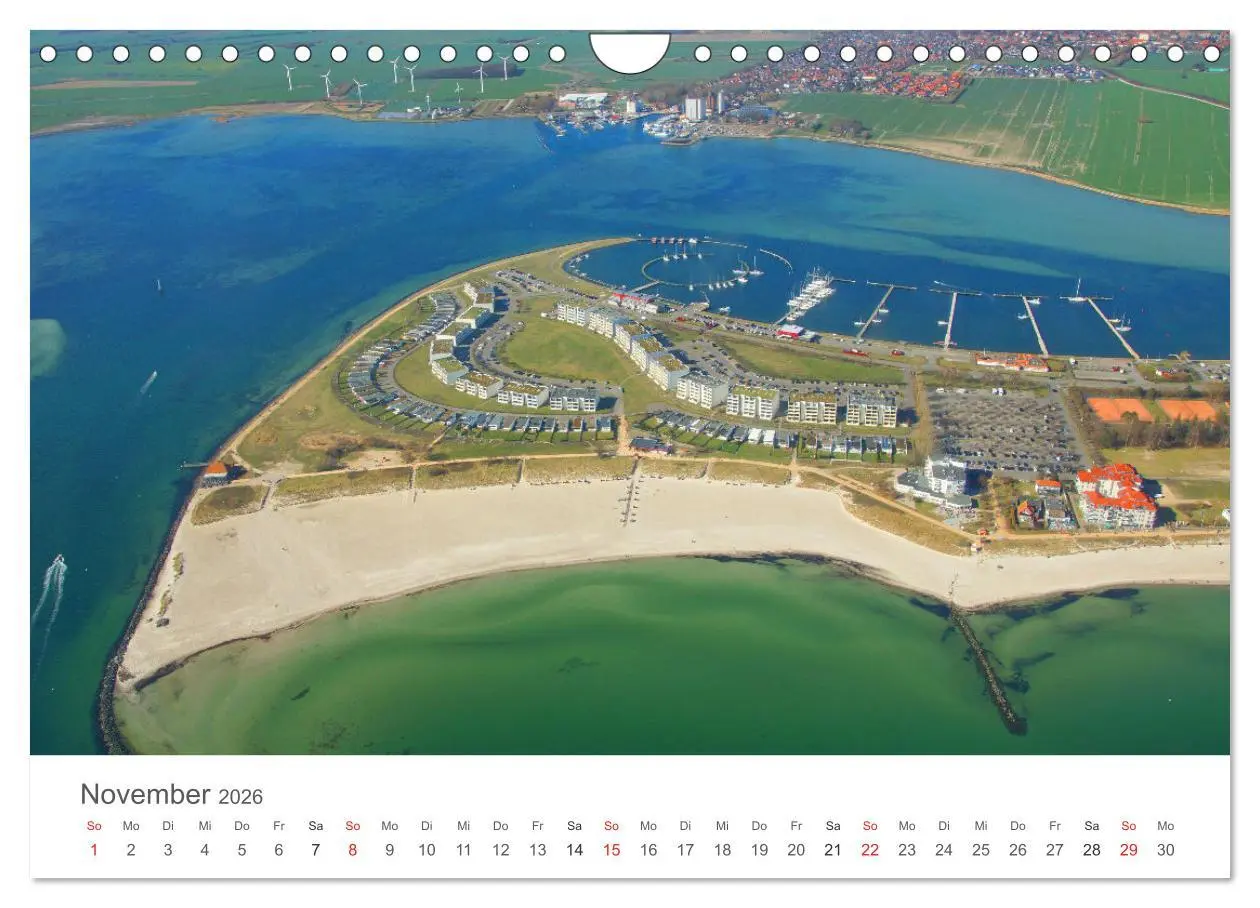 Bild: 9783457681732 | Fehmarn aus der Luft (Wandkalender 2026 DIN A4 quer), CALVENDO...