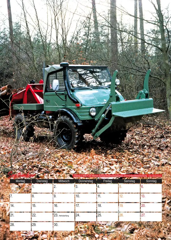 Bild: 9783751611732 | Der Unimog Forst Monatskalender 2026 | Kalender | 13 S. | Deutsch