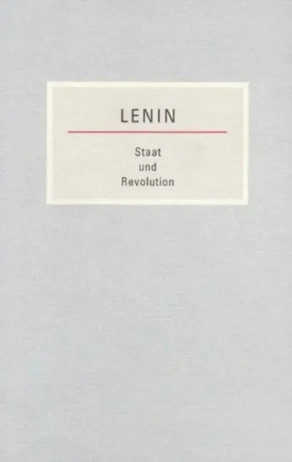 Cover: 9783922431732 | Staat und Revolution | Wladimir I. Lenin | Taschenbuch | Deutsch