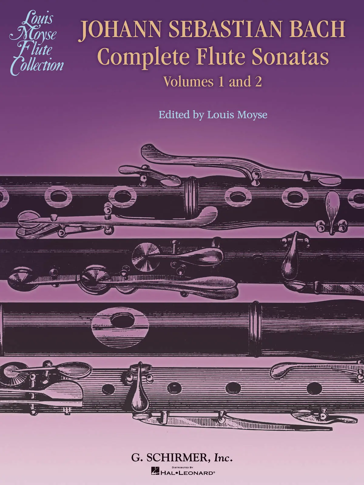 Cover: 884088261832 | Bach Complete Flute Sonatas - Volumes 1 and 2 | Louis Moyse | Buch