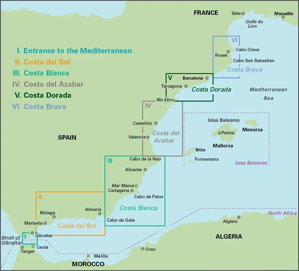 Bild: 9781786791832 | Mediterranean Spain | Gibraltar to the French border | Buch | Gebunden