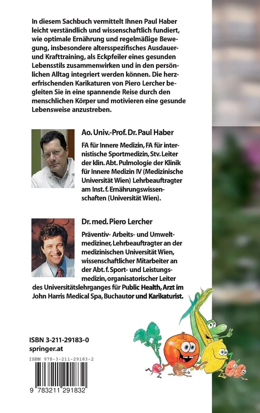 Rückseite: 9783211291832 | Ernährung und Bewegung für jung und alt | Paul Haber | Buch | x | 2006