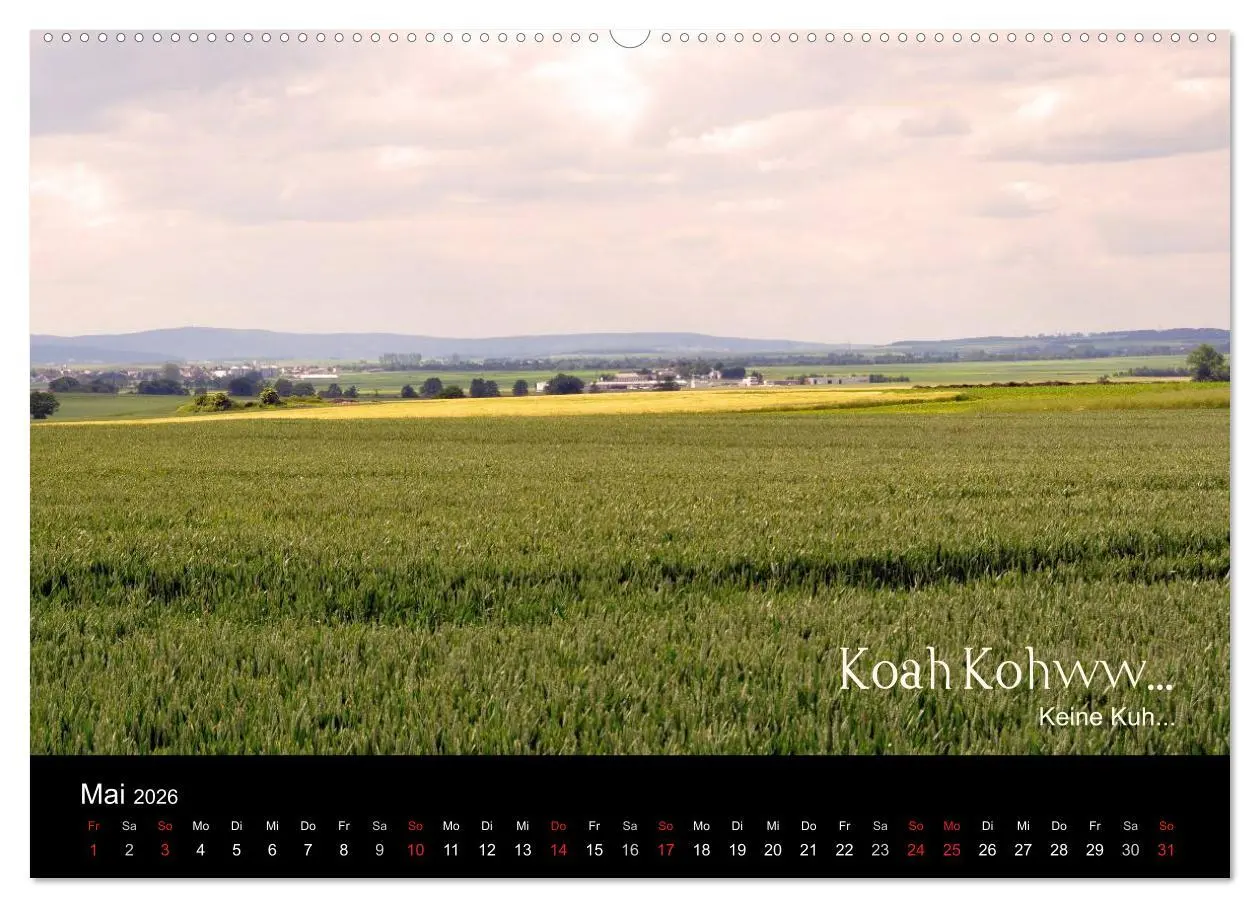 Bild: 9783457981832 | Die Wetterau mit Mundart-Statements (Wandkalender 2026 DIN A2...