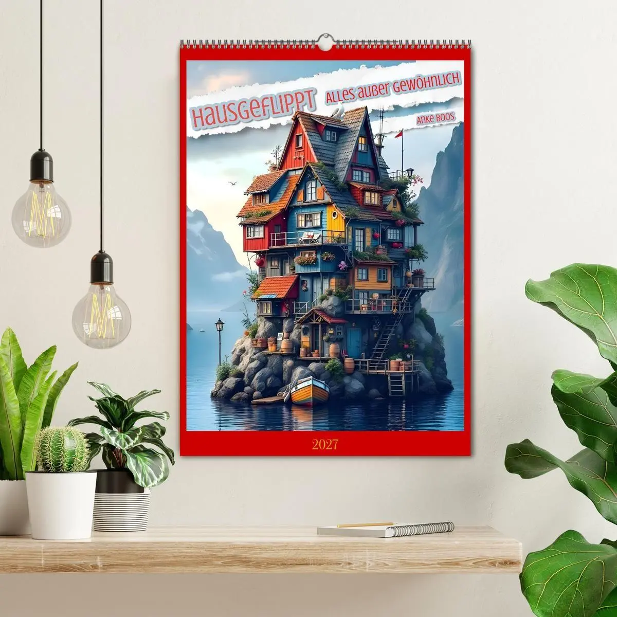 Bild: 9783516901832 | Hausgeflippt (Wandkalender 2027 DIN A2 hoch), CALVENDO Monatskalender