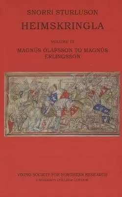 Cover: 9780903521932 | Heimskringla III. Magnus Olafsson to Magnus Erlingsson | Sturluson