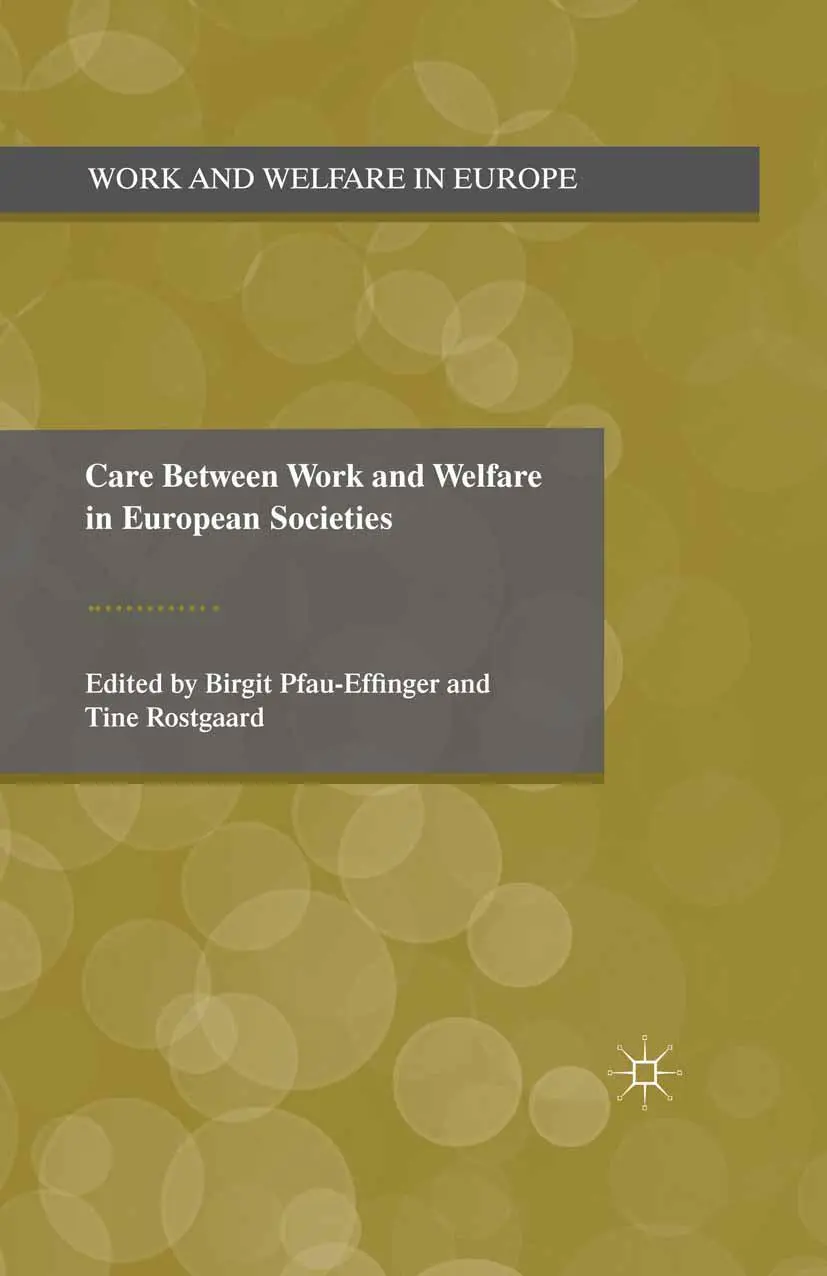 Cover: 9781349331932 | Care Between Work and Welfare in European Societies | Taschenbuch