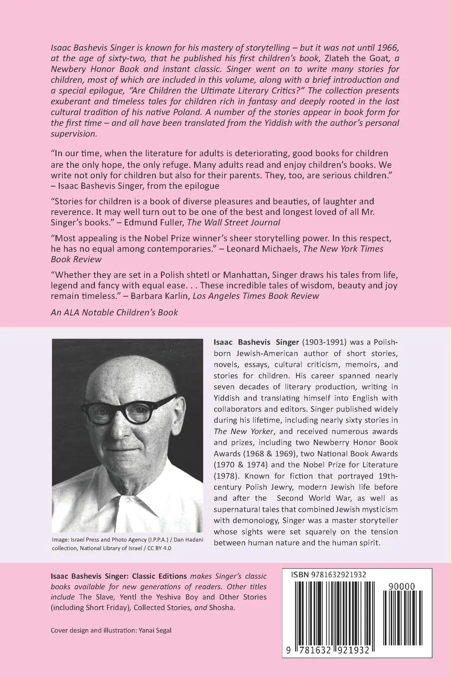 Rückseite: 9781632921932 | Stories for Children | Isaac Bashevis Singer | Taschenbuch | Englisch