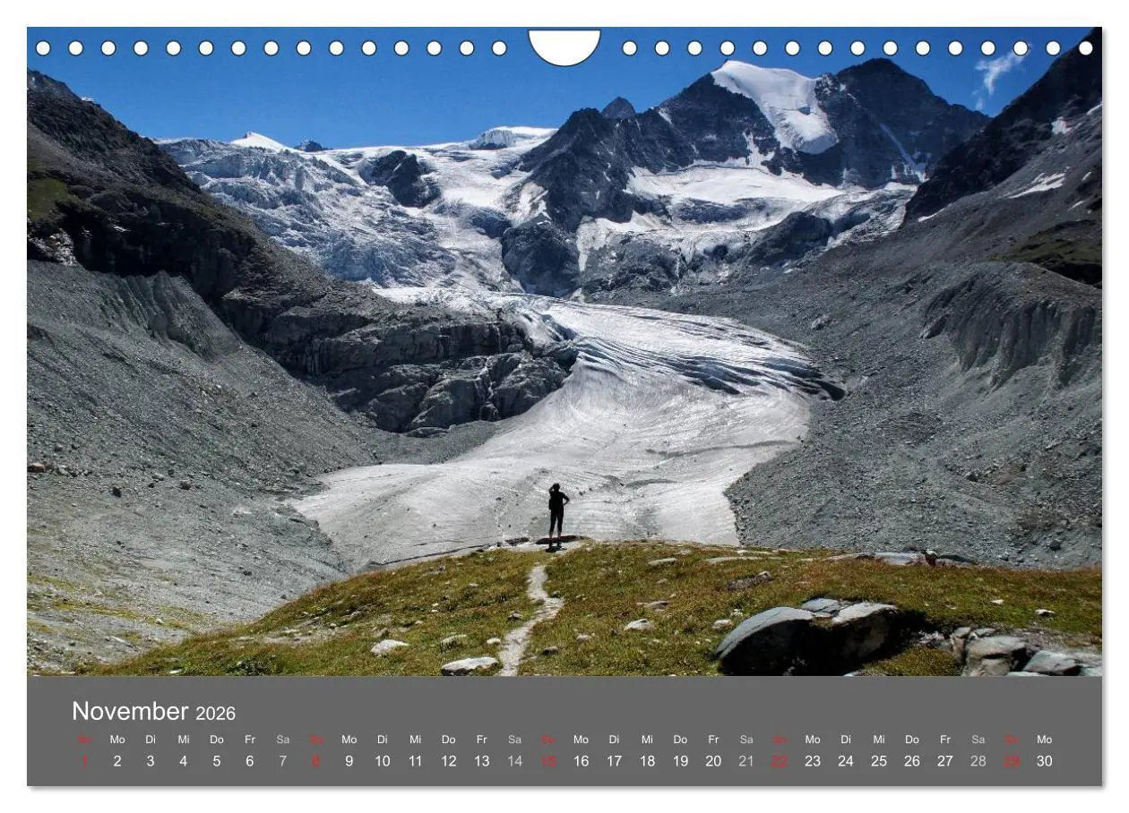 Bild: 9783516061932 | Wallis. Perle der Schweiz (Wandkalender 2026 DIN A4 quer), CALVENDO...