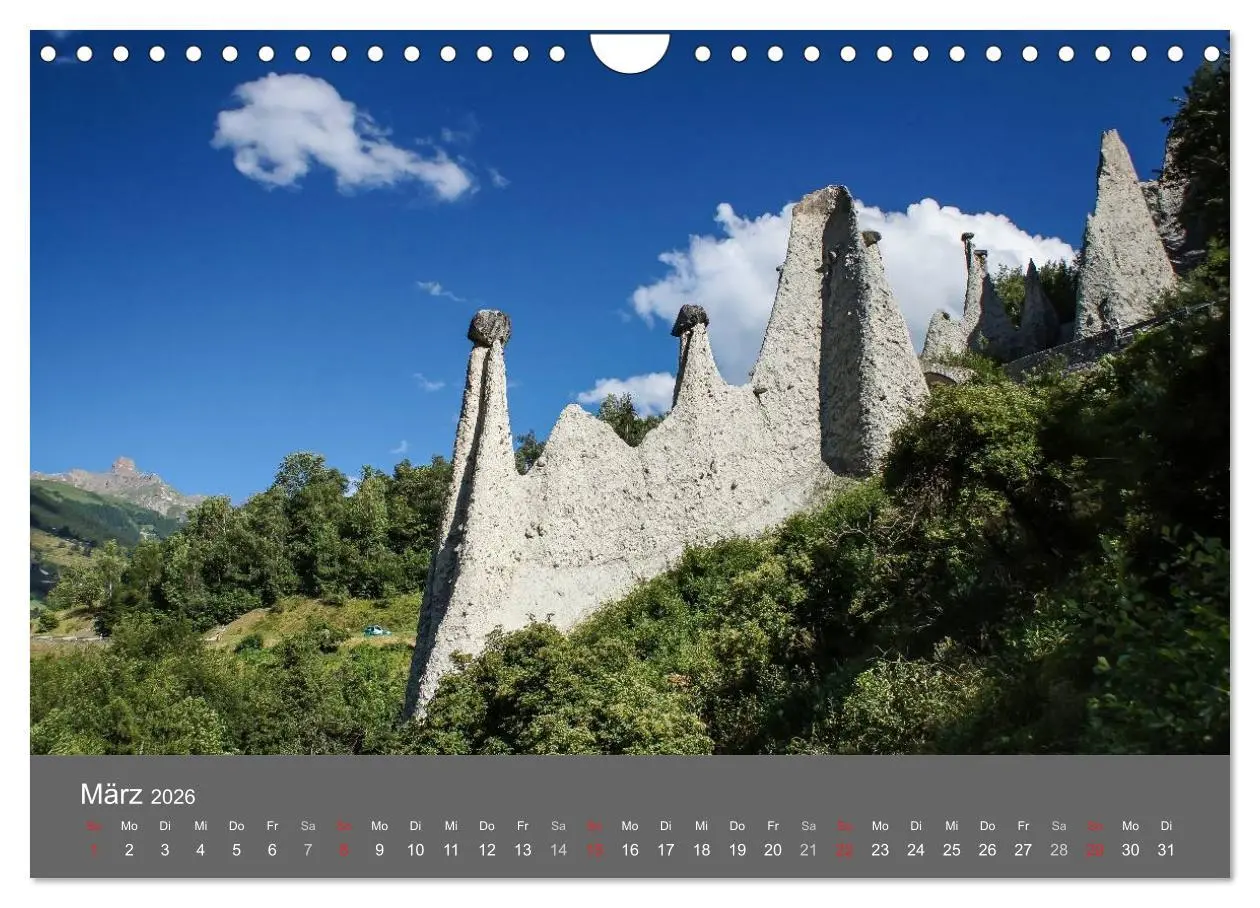 Bild: 9783516061932 | Wallis. Perle der Schweiz (Wandkalender 2026 DIN A4 quer), CALVENDO...