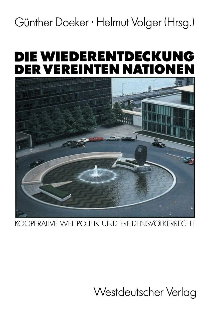 Cover: 9783531121932 | Die Wiederentdeckung der Vereinten Nationen | Helmut Volger | Buch