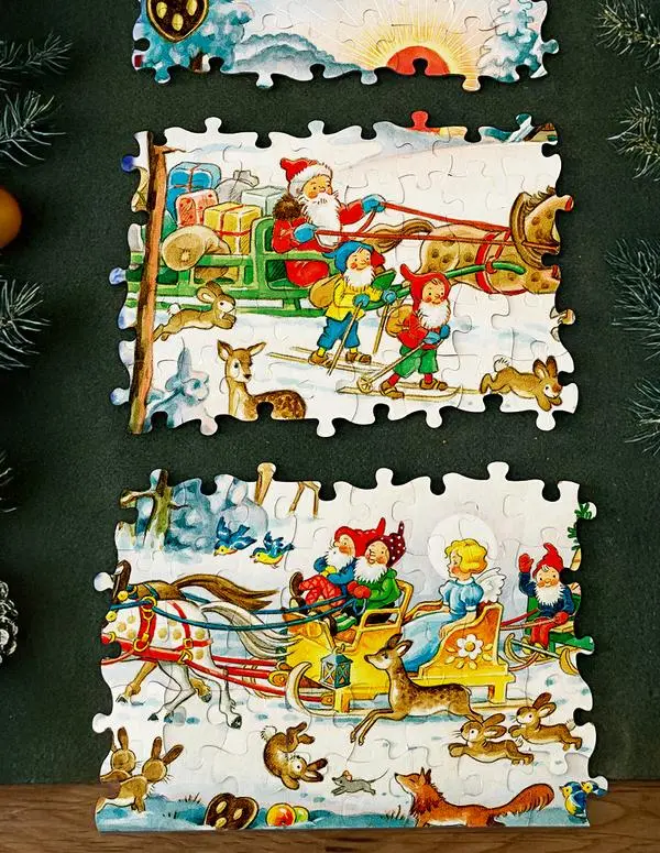 Bild: 9783731891932 | Puzzle-Adventskalender 'Weihnachtsumzug' | Verlag Korsch | Kalender