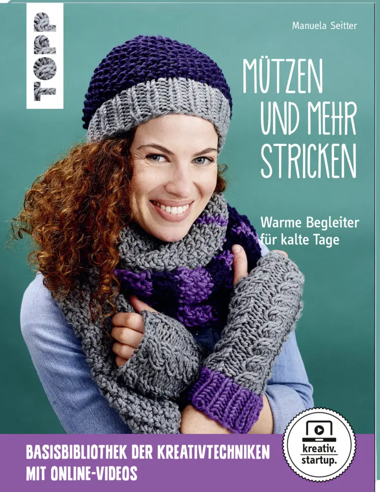 Cover: 9783772481932 | Mützen und mehr stricken | Manuela Seitter | Taschenbuch | 64 S.