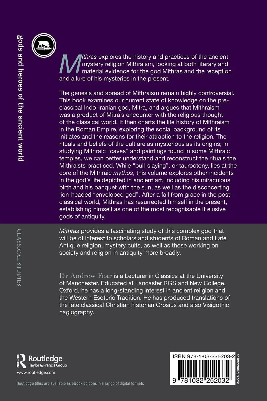 Rückseite: 9781032252032 | Mithras | Andrew Fear | Taschenbuch | Einband - flex.(Paperback)