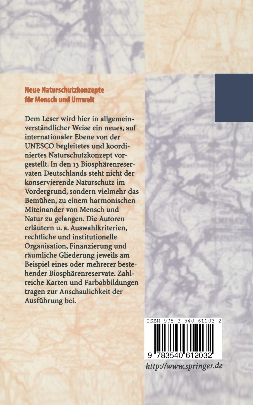Rückseite: 9783540612032 | Neue Naturschutzkonzepte für Mensch und Umwelt | Frommberger (u. a.)