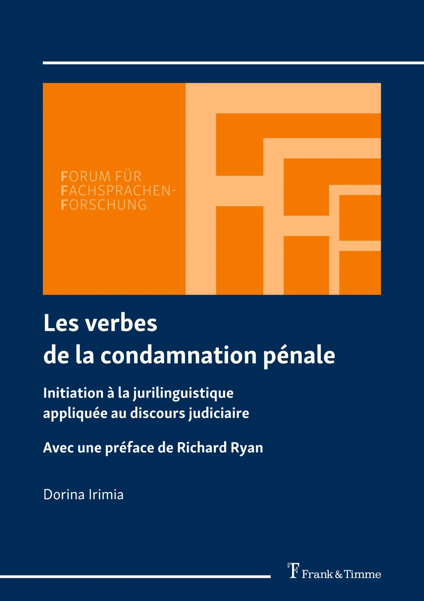 Cover: 9783732912032 | Les verbes de la condamnation pénale | Dorina Irimia | Taschenbuch