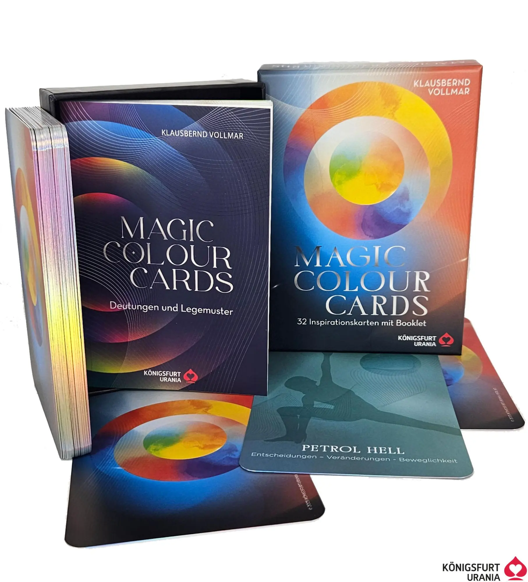 Cover: 9783868262032 | Magic Colours Cards - 32 Inspirationskarten mit Booklet | Vollmar