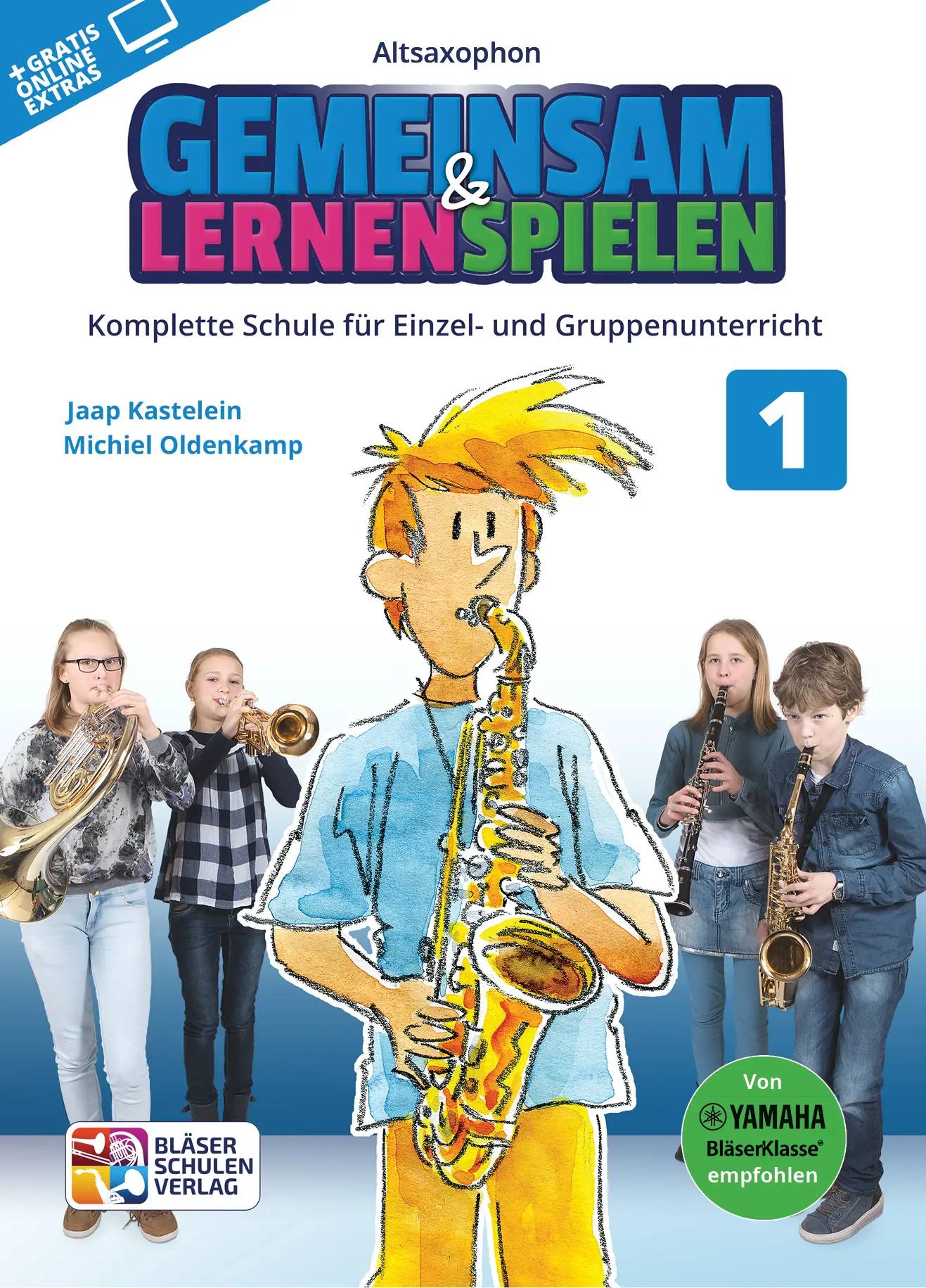 Cover: 9790700382032 | Gemeinsam Lernen &amp; Spielen 1 Altsaxophon | Michiel Oldenkamp | 2016