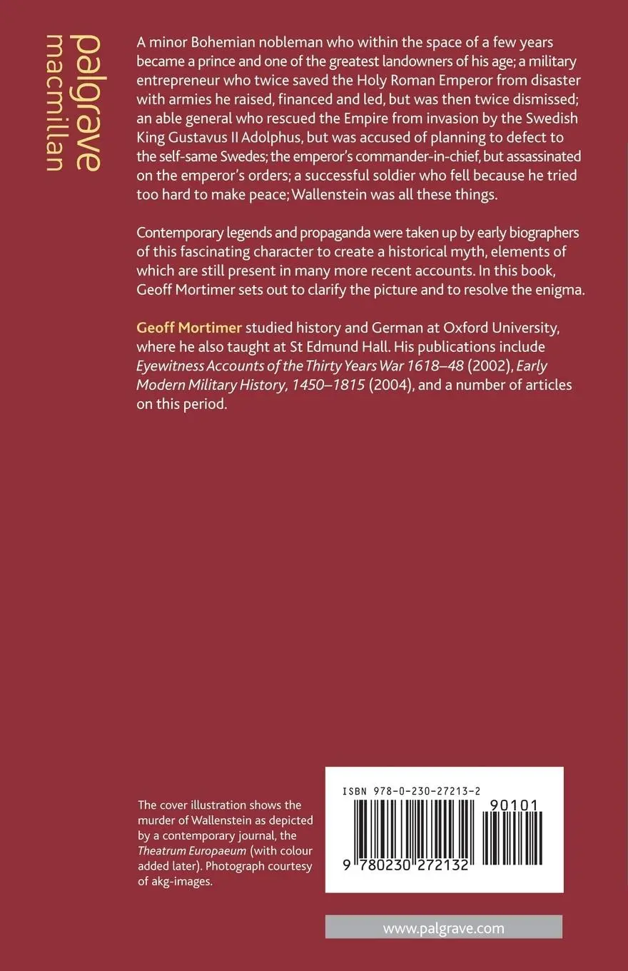 Rückseite: 9780230272132 | Wallenstein | The Enigma of the Thirty Years War | G. Mortimer | Buch