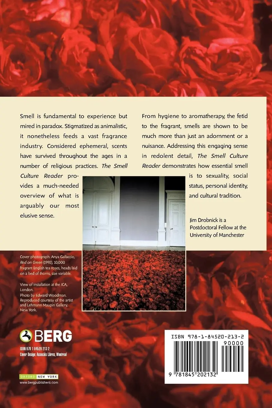 Rückseite: 9781845202132 | The Smell Culture Reader | Jim Drobnick | Taschenbuch | Englisch