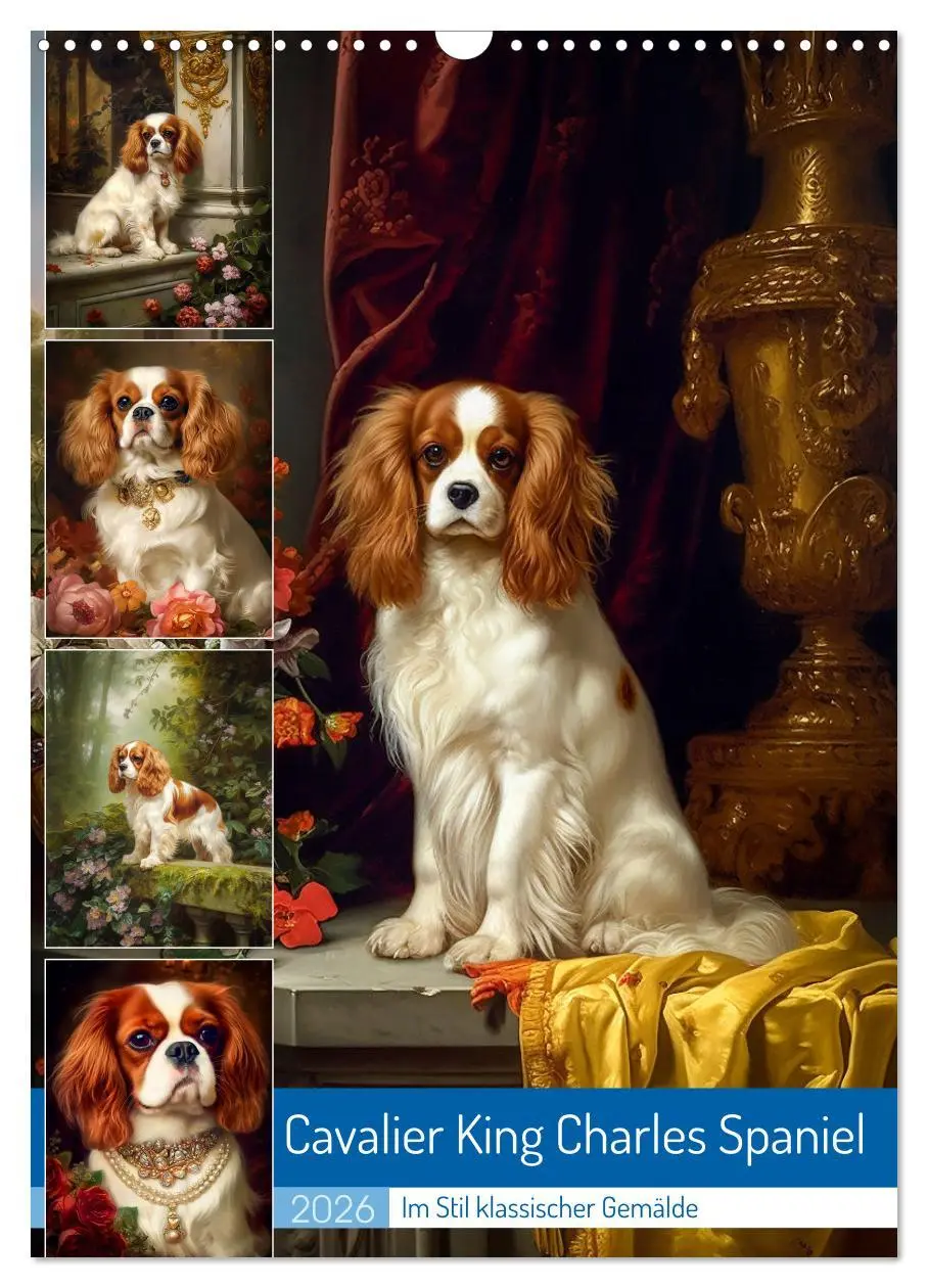 Cover: 9783516322132 | Cavalier King Charles Spaniel (Wandkalender 2026 DIN A3 hoch),...