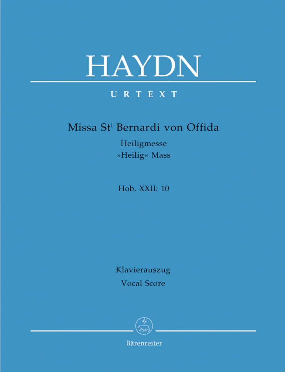 Cover: 9790006452132 | Missa Sancti Bernardi Von Offida | Franz Joseph Haydn | Buch