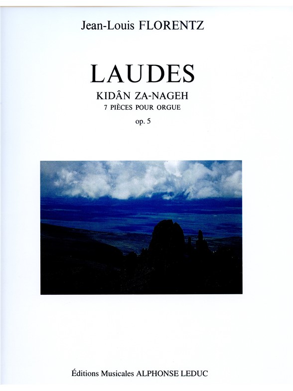 Cover: 9790046292132 | Laudes Op. 5 - Kidan Za-Nageh | Jean-Louis Florentz | Partitur