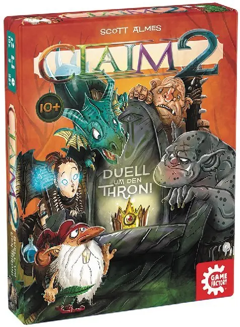 Cover: 7640142762232 | Claim 2 (Spiel) | Duell um den Thron! | Scott Almes | Spiel | 646223