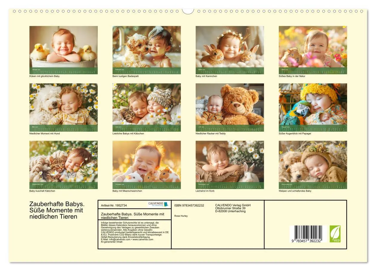 Bild: 9783457392232 | Zauberhafte Babys. Süße Momente mit niedlichen Tieren (hochwertiger...