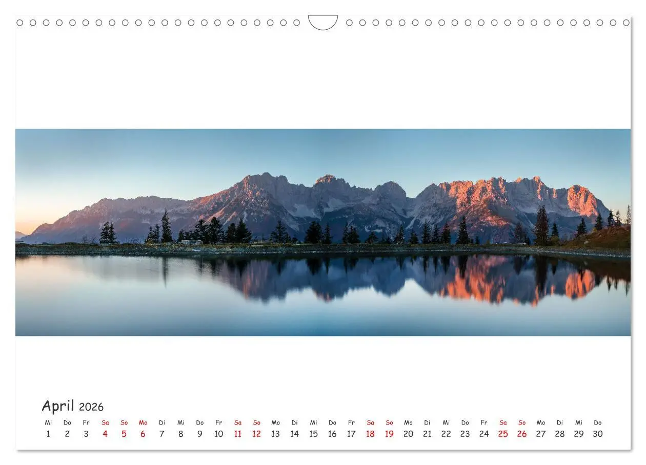 Bild: 9783457602232 | Wilder Kaiser Panorama 2026 (Wandkalender 2026 DIN A3 quer),...