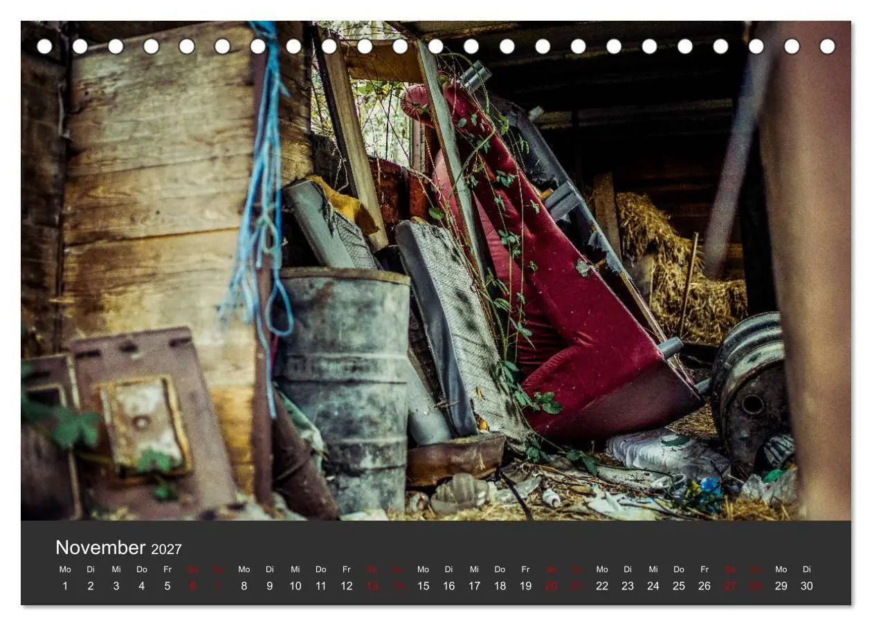 Bild: 9783569642232 | Verlassene Orte - Ein Lost Places Kalender (Tischkalender 2027 DIN...