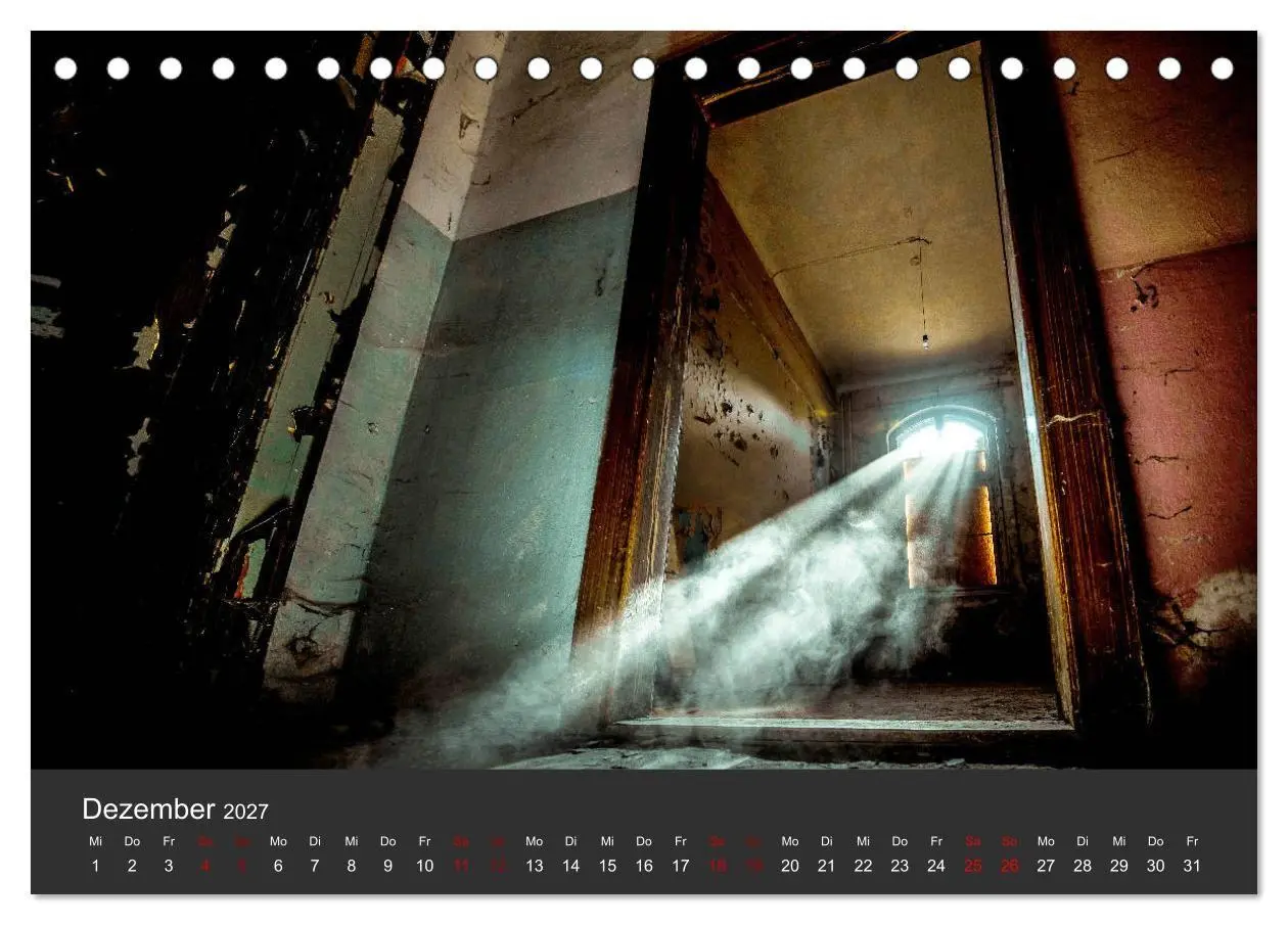 Bild: 9783569642232 | Verlassene Orte - Ein Lost Places Kalender (Tischkalender 2027 DIN...