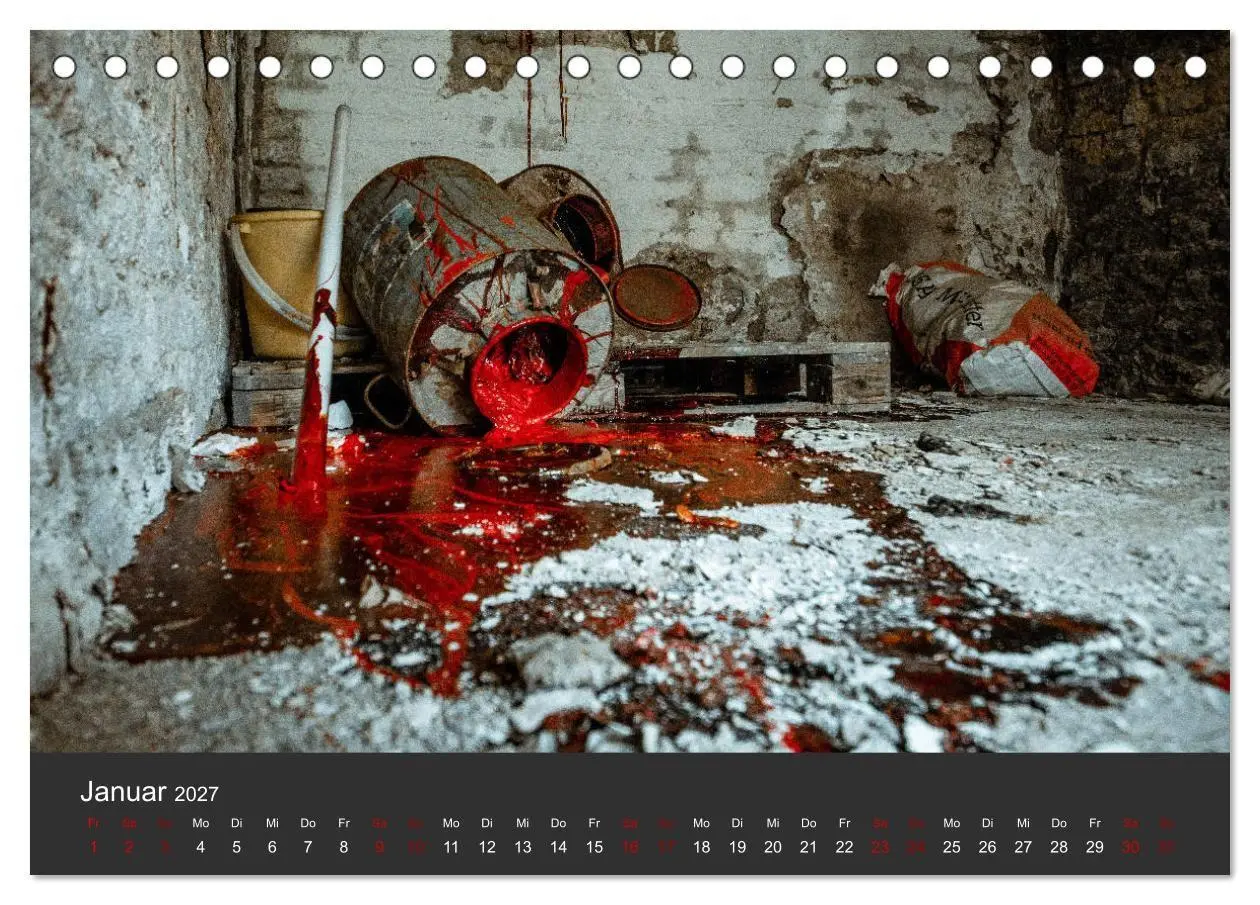 Bild: 9783569642232 | Verlassene Orte - Ein Lost Places Kalender (Tischkalender 2027 DIN...