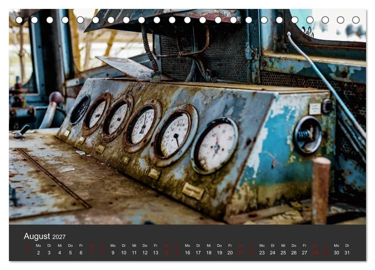 Bild: 9783569642232 | Verlassene Orte - Ein Lost Places Kalender (Tischkalender 2027 DIN...