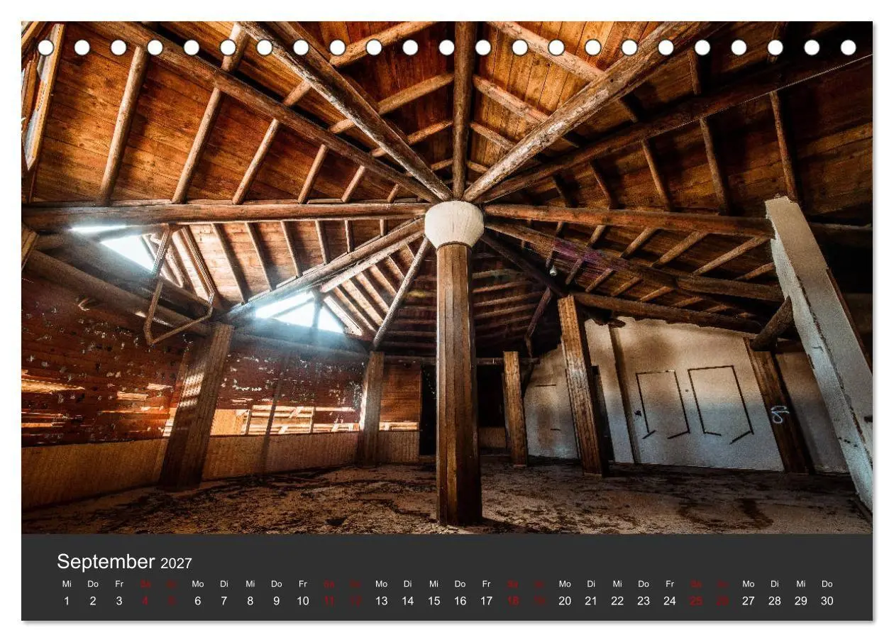 Bild: 9783569642232 | Verlassene Orte - Ein Lost Places Kalender (Tischkalender 2027 DIN...