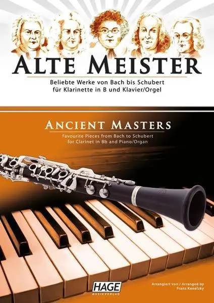 Cover: 9783866262232 | Alte Meister für Klarinette in B und Klavier/Orgel | Franz Kanefzky