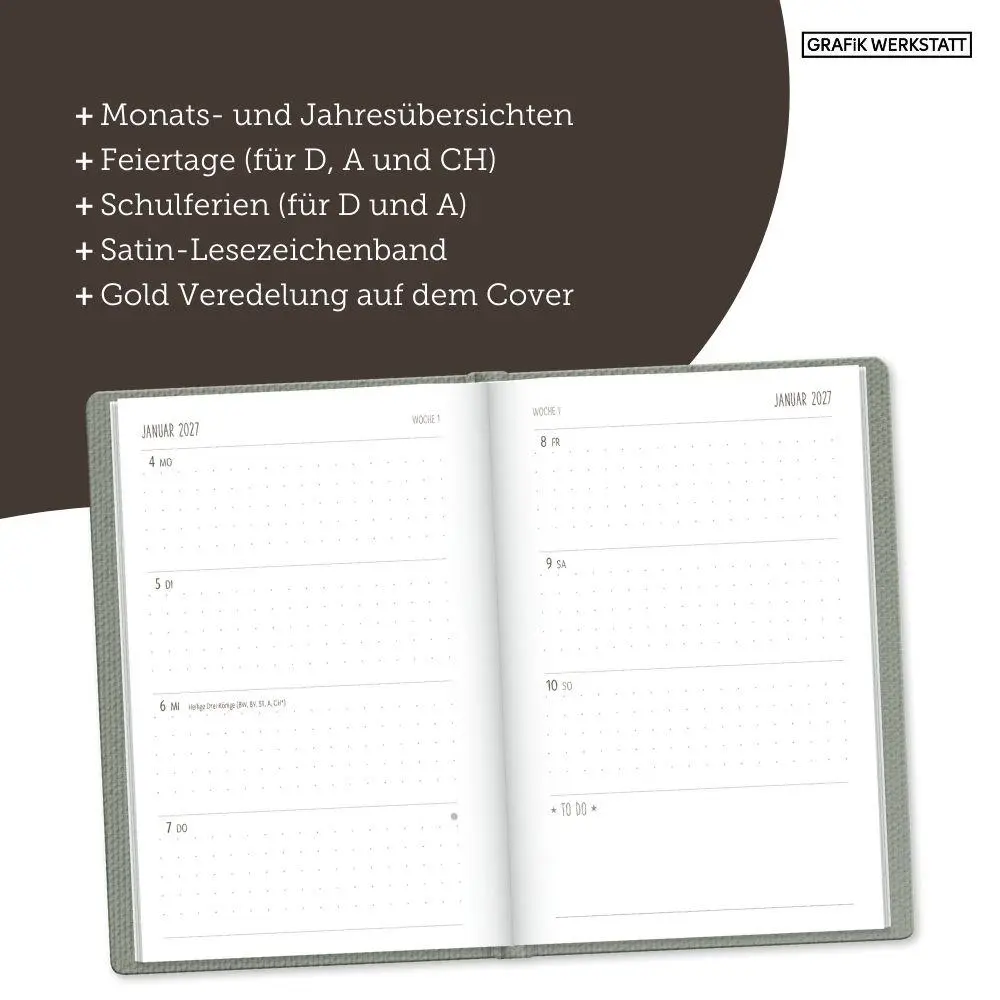 Bild: 9783986362232 | Terminplaner NatureArt 2027 Spruch | Terminplaner NatureArt | Original