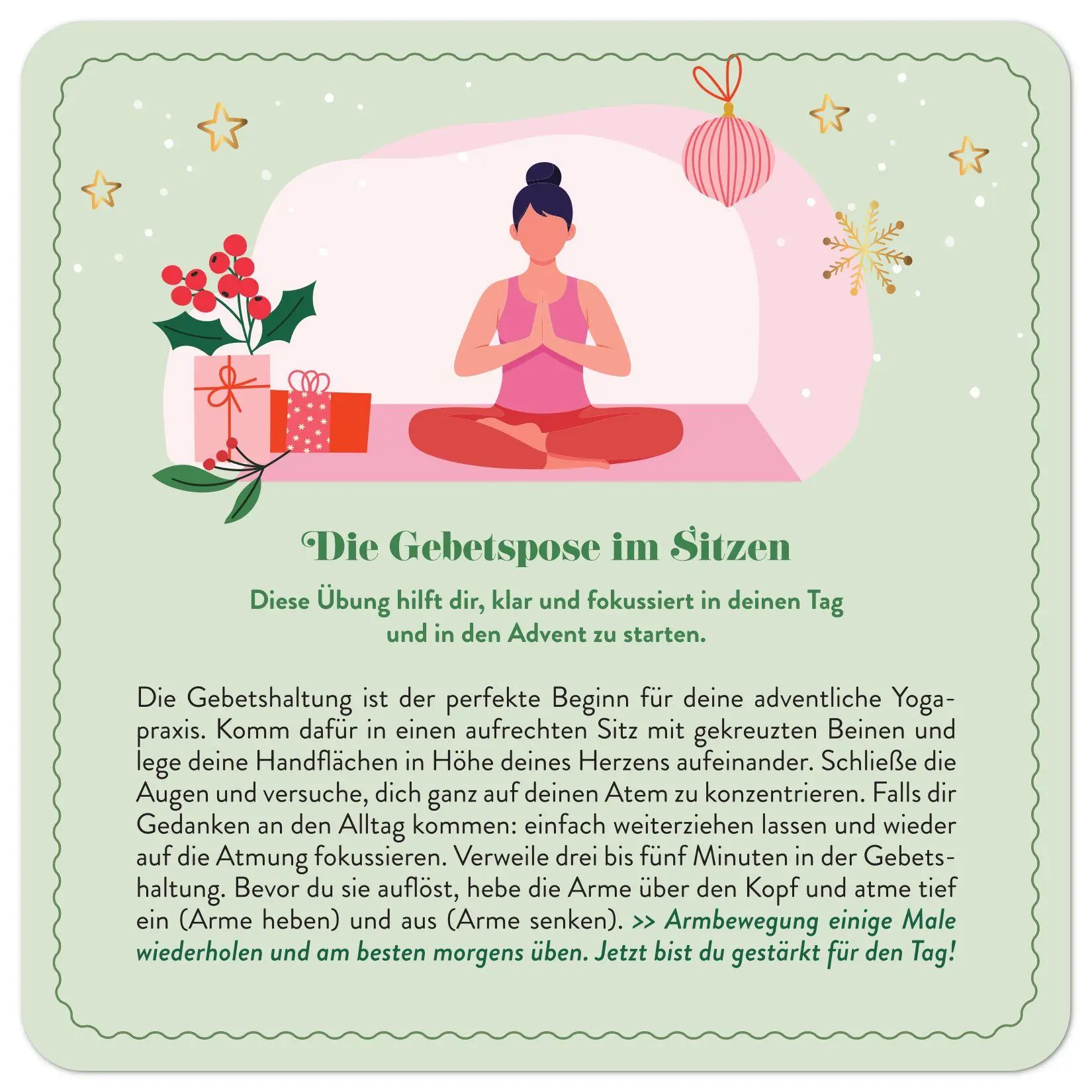 Bild: 4280000572332 | 24 x Yoga - Entspannt durch den Advent | Jutta Oster | Taschenbuch