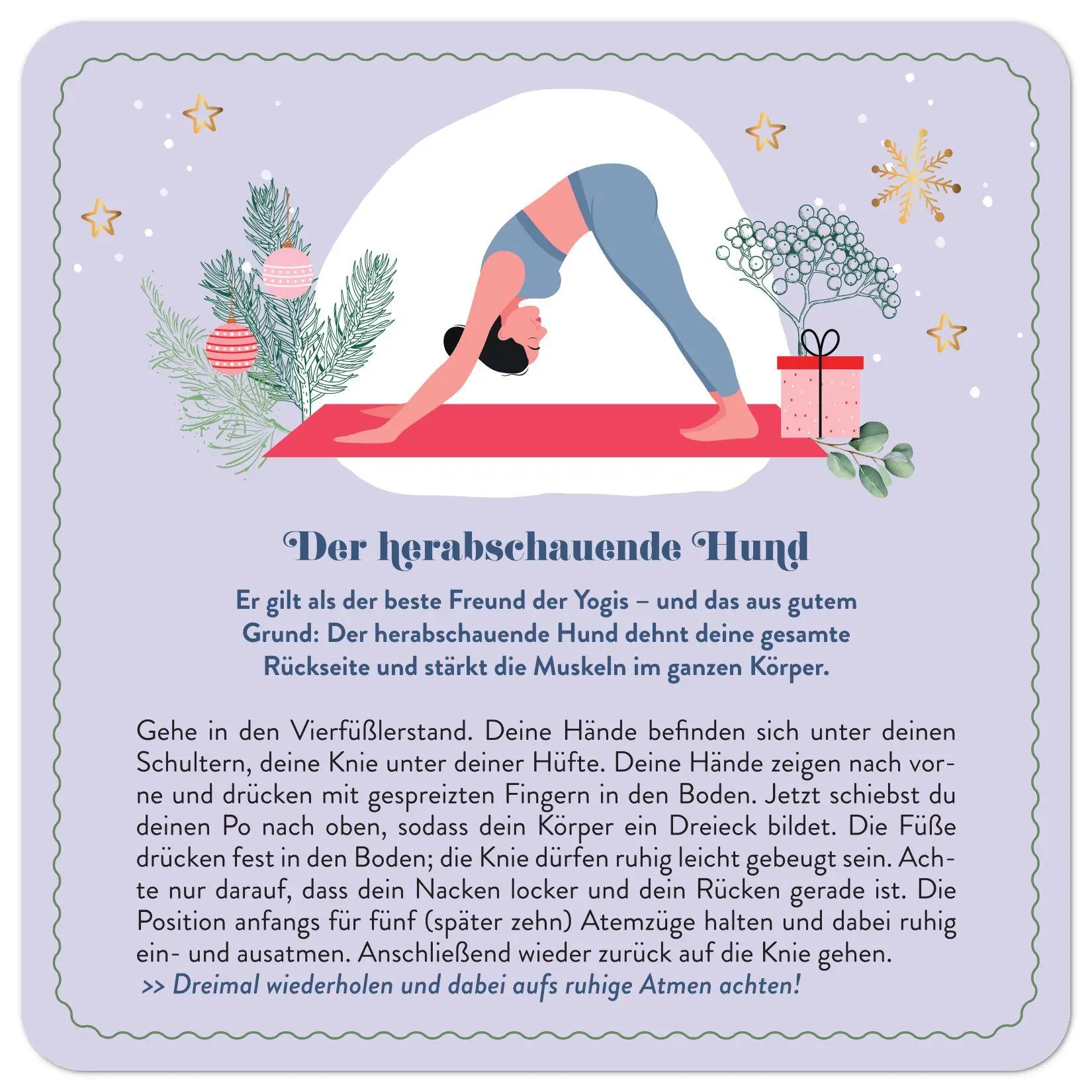 Bild: 4280000572332 | 24 x Yoga - Entspannt durch den Advent | Jutta Oster | Taschenbuch