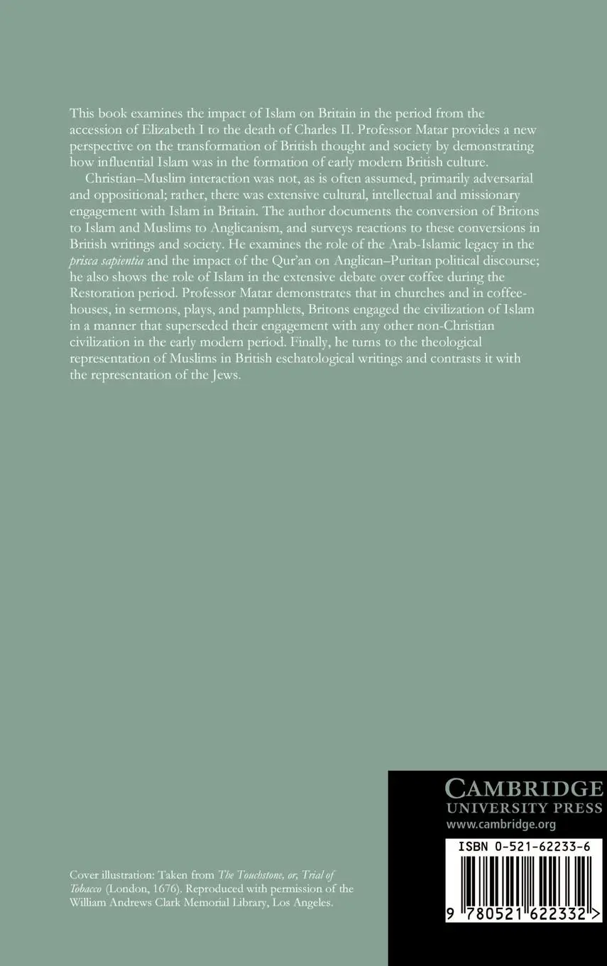 Rückseite: 9780521622332 | Islam in Britain, 1558 1685 | Nabil Matar (u. a.) | Buch | Gebunden