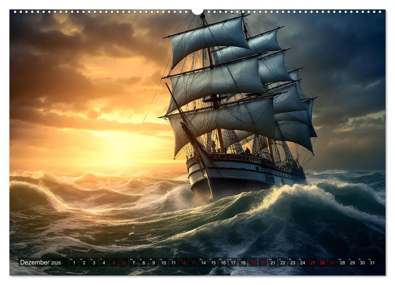 Bild: 9783457522332 | Stürme, Wellen und Piraten (hochwertiger Premium Wandkalender 2026...