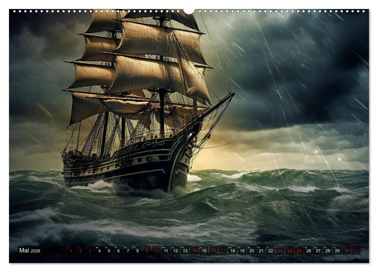 Bild: 9783457522332 | Stürme, Wellen und Piraten (hochwertiger Premium Wandkalender 2026...