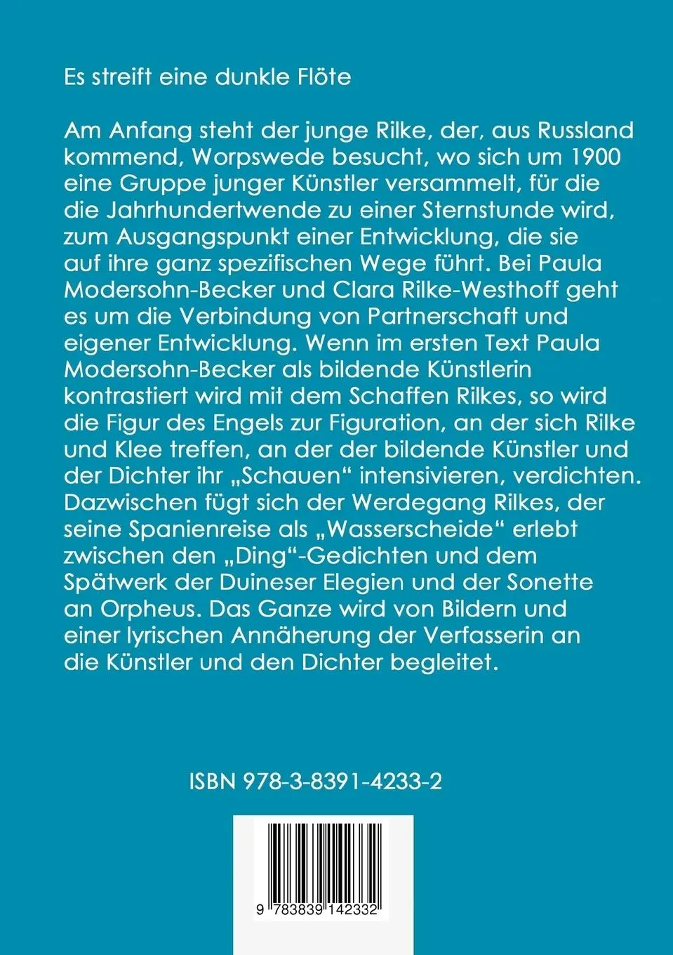Rückseite: 9783839142332 | Es streift eine dunkle Flöte | Ingeborg Bauer | Taschenbuch | 148 S.