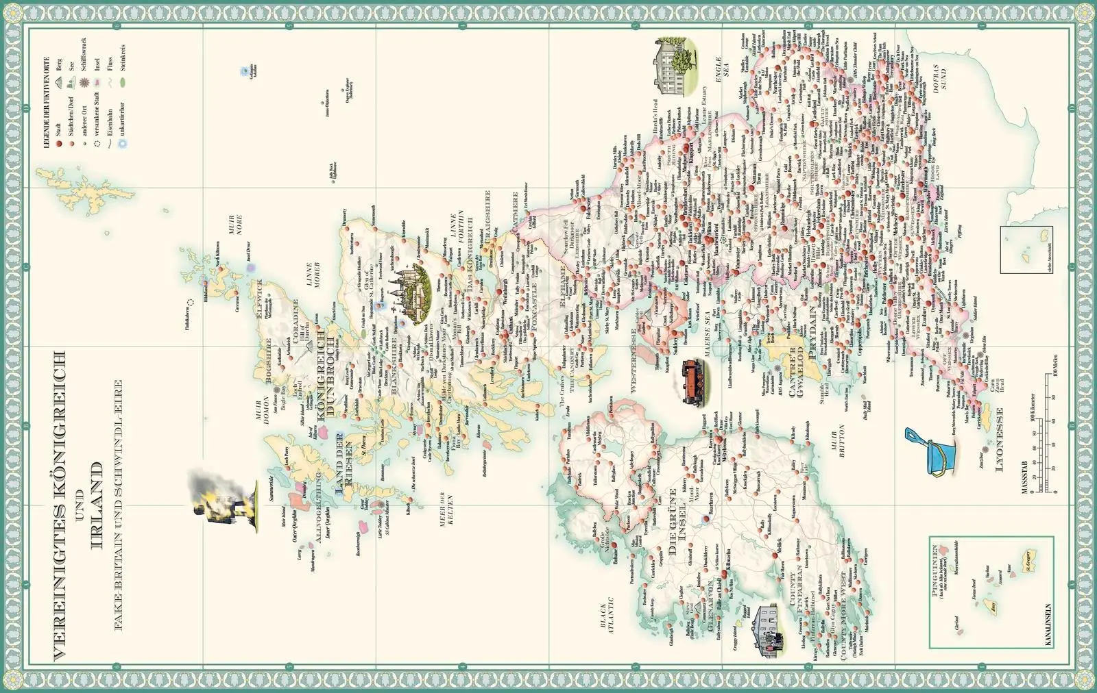 Bild: 9783848502332 | Atlas der imaginären Orte | Matt Brown (u. a.) | Buch | 168 S. | 2024