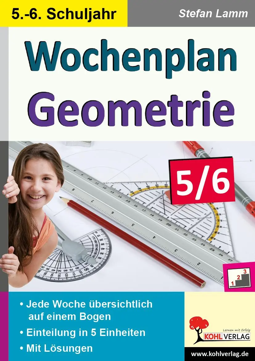Cover: 9783966242332 | Wochenplan Geometrie / Klasse 5-6 | Stefan Lamm | Taschenbuch | 64 S.